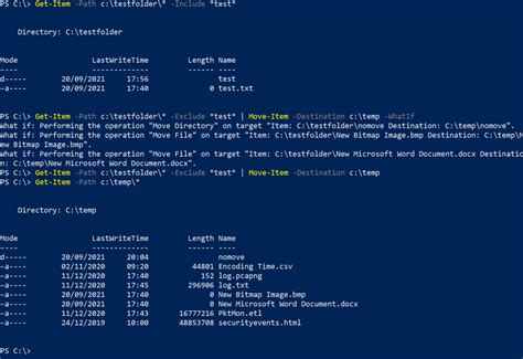 Use PowerShell to Move a File or Folder from the Command Line