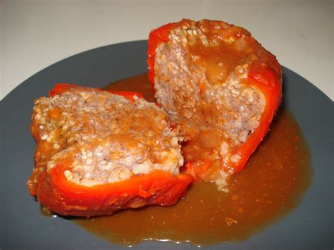 Dinner: Mashi Phil-Phil (stuffed peppers)