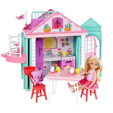 Barbie Chelsea’nin İki Katlı Evi Oyun Seti – Bebekya