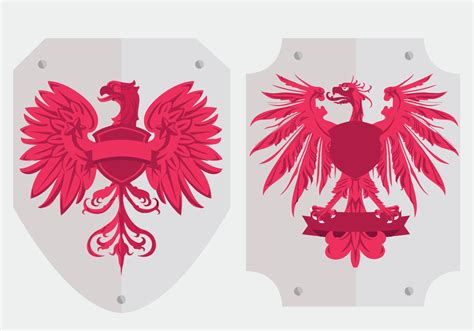 Polish eagle logo shield vectors 130252 Vector Art at Vecteezy