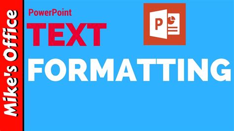 Working with Text in PowerPoint - YouTube