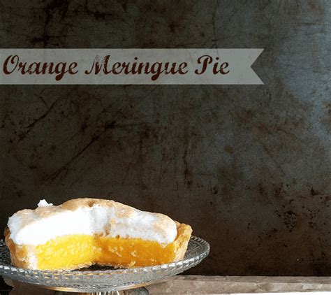 Orange Meringue Pie - Cookie Dough and Oven Mitt