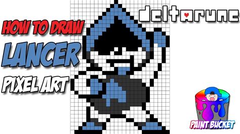 How To Draw Lancer Deltarune Undertale Pixel Art Bit | My XXX Hot Girl