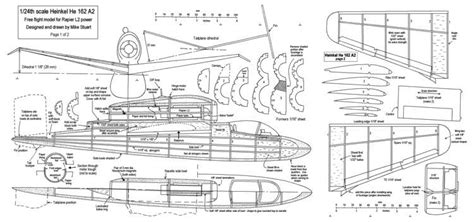 Heinkel He 162 Plans - AeroFred - Download Free Model Airplane Plans