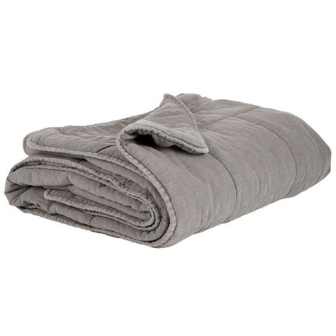 Pure Cotton Grey Quilt By Posh Totty Designs Interiors ...