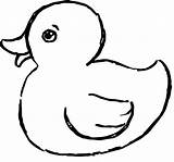 Dibujos De Pato Goma Para Colorear sketch template