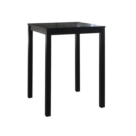 HOMESTYLES Nantucket Black Pub/Bar Table-5033-35 - The Home Depot