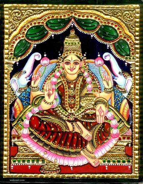 Lakshmi Tanjore Painting 5