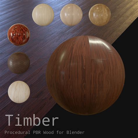 Procedural Wood Texture Blender