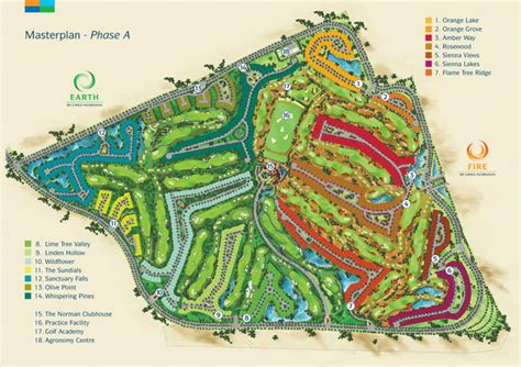 Jumeirah Golf Estate Map