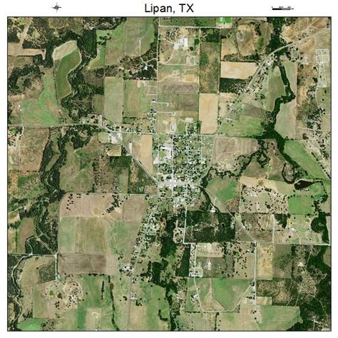 Aerial Photography Map of Lipan, TX Texas