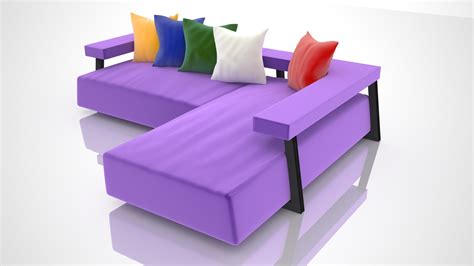 Multifunctional L-shaped Sofa Model - TurboSquid 2105054