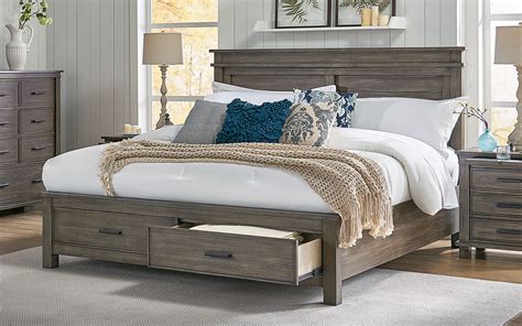 CAL KING STORAGE BED - A-America Wood Furniture