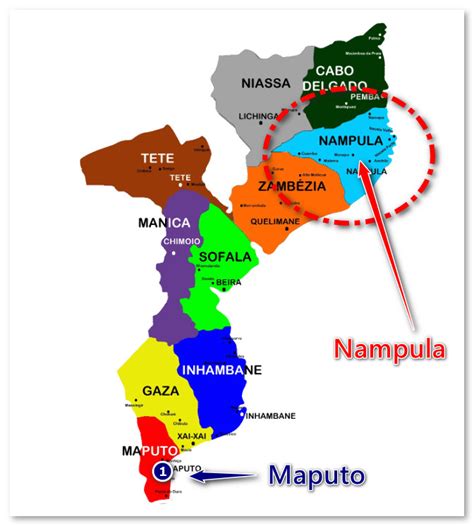 The Nampula Province in Mozambique - Africa