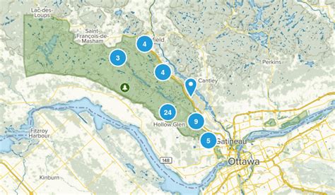 Gatineau Park Map