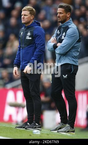 LONDON, ENGLAND - APRIL 6: Eddie Howe, Manager of Newcastle United during the Premier League ...