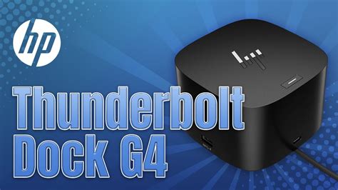 HP Thunderbolt G4 Docking Station (Review & Walk-Through/Tutorial) - YouTube