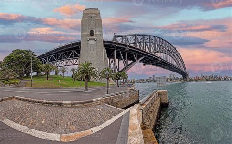 Panoramic view of Sydney Harbor with Harbor bridge 17511157 Stock Photo ...