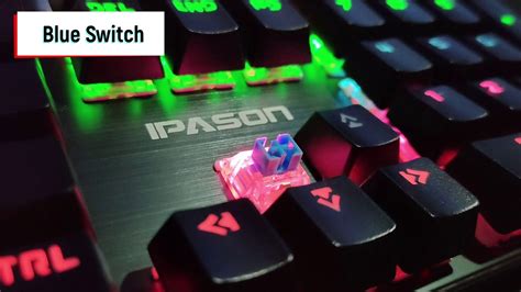 Unboxing Review and Testing - IPASON Mechanical Gaming Keyboard LED Backlit 104 Keys | inBOX J ...