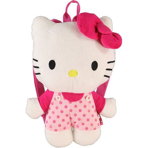 Hello Kitty - Plush Backpack - Hello Kitty - Pink Dot Soft Doll Toys ...