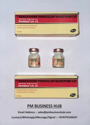 Penicillin Injection, 4 ml, 12 lac unit at Rs 1600/box in Nagpur | ID: 2851970730797