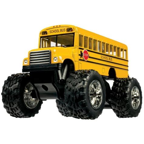 Diecast Metal School Bus Big Wheel Monster Truck Toy (1)Size: 5 By DDI - Walmart.com - Walmart.com