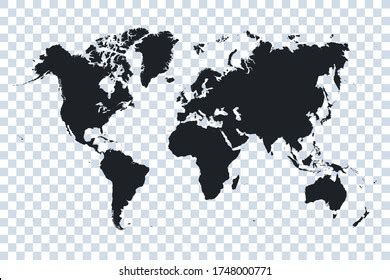 Vector World Map Illustration Australia Asia Stock Vector (Royalty Free) 1748000771 | Shutterstock