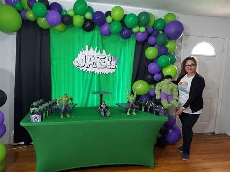 Hulk smash Birthday Party Ideas | Photo 3 of 3 | Birthday party, Birthday parties, Catch my party