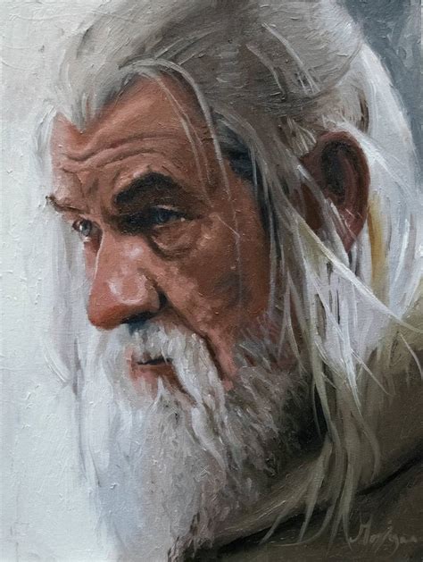 Sir Ian McKellen as Gandalf Painting by AS Morrigan | Saatchi Art