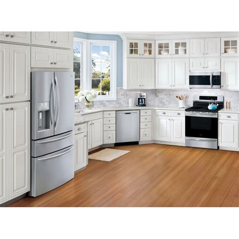 Frigidaire Gallery 21.8-cu ft 4-Door Counter-depth French Door Refrigerator with Ice Maker ...