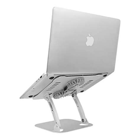 Metal Stand For Laptop, Height Adjustable, With RGB Fans type c