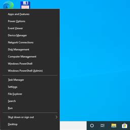 Re-arrange or Delete Win + X Menu Commands in Windows 10