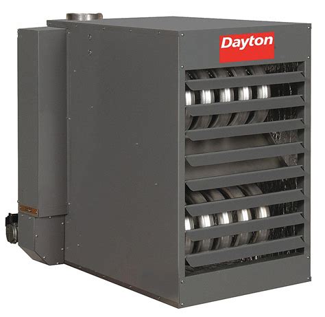 DAYTON Standard-Profile Unit Heater, Natural Gas, Combustion Type Field ...