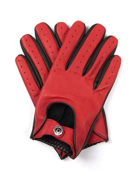 Lyst - Dents Woburn Leather Driving Gloves in Red for Men