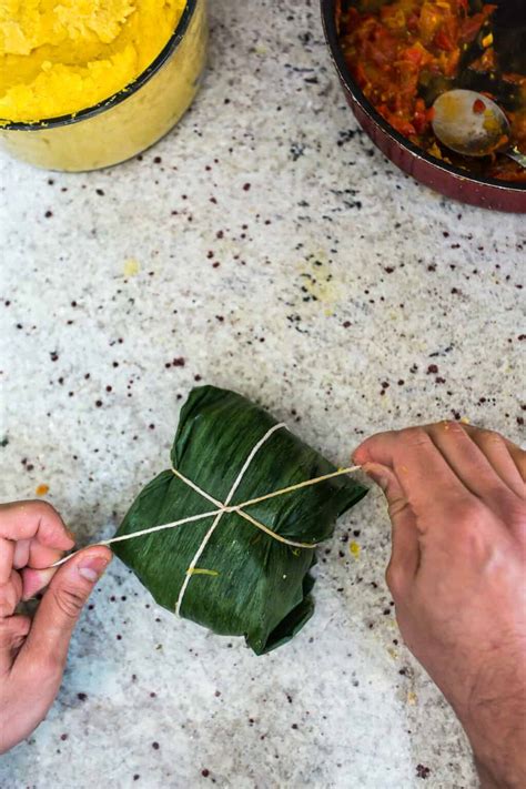 Chicken Colombian tamales recipe is the hallmark of Christmas Colombian ...