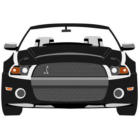 Mustang Car Silhouette at GetDrawings | Free download