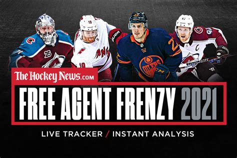 NHL Free Agency Frenzy 2021: Signing Tracker and Analysis - The Hockey News