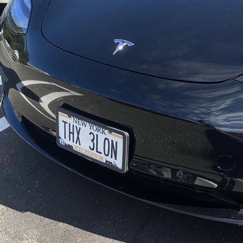 Tesla vanity license plates - clever ideas for a custom plate