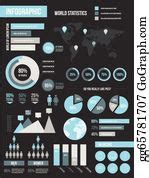 900+ Modern Infographic Elements Set Black Vector Clip Art | Royalty Free - GoGraph
