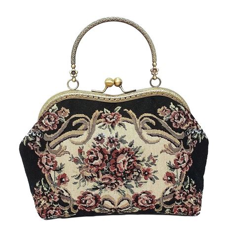 1920s Style Purses and Beaded Flapper Bags | Flower prints, Vintage and 1920s style