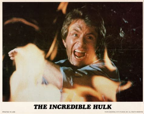 The Incredible Hulk TV series 1979 Bill Bixby turning into Hulk 8x12 ...