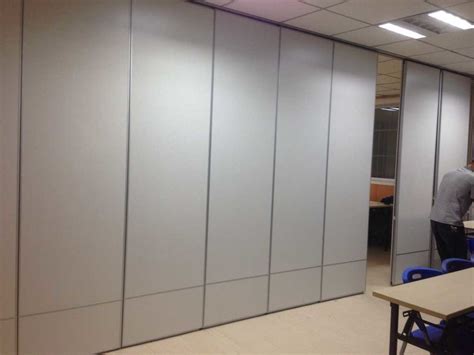 Commercial Sound Proof Partitions , Aluminium Sliding Acoustic Room ...