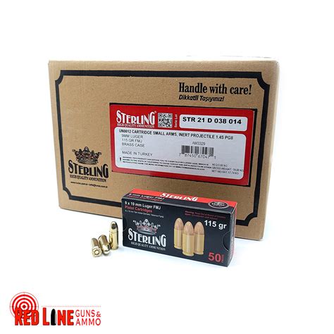 9 MM FMJ BULK 1000 ROUNDS CASE AMMUNITION