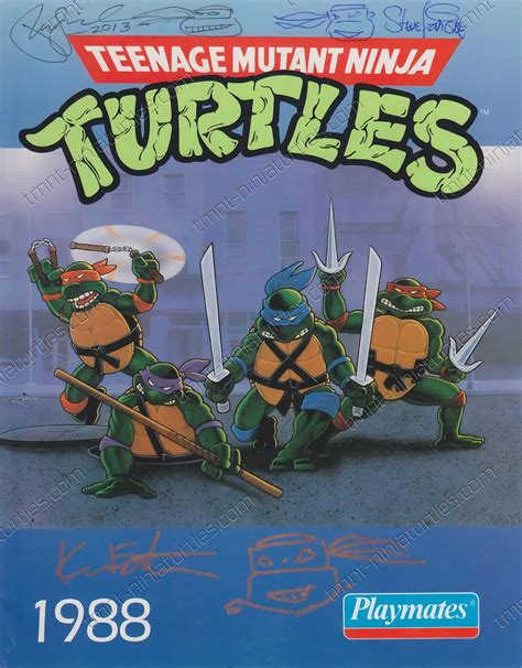 Playmates Toys TMNT Catalog – 1988_signed_01-front cover | TMNT: A ...