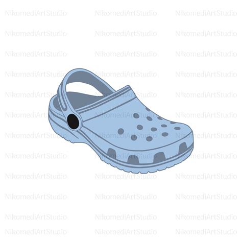 Croc Shoe Svg, Croc Shoe Png, Croc Shoe Clipart, Croc Shoe Vector,Croc ...