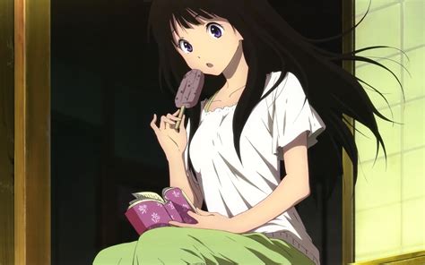 Wallpaper Anime girl eat ice cream 2560x1920 HD Picture, Image