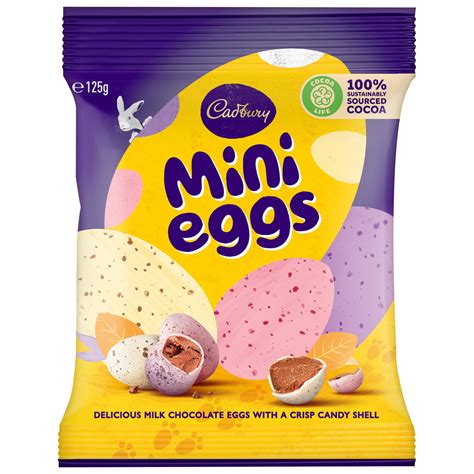 Cadbury Mini Eggs Egg Bag 125g - Easter Egg Warehouse