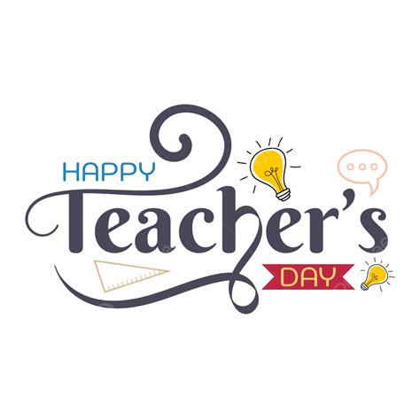 Happy Teachers Day Calligraphy Design, Teacher S Day, Calligraphy, National Teacher S Day PNG ...