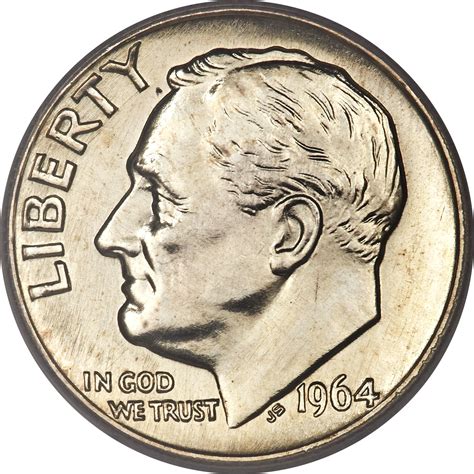 1 Dime "Roosevelt Silver Dime" - United States – Numista