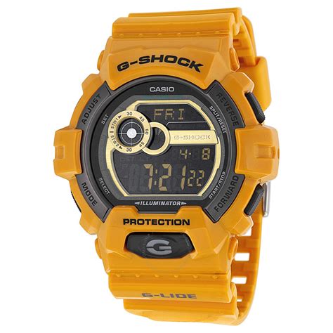 Casio G Shock G Lide Digital Dial Yellow Resin Men's Watch GLS8900-9CR 079767982782 - Watches, G ...